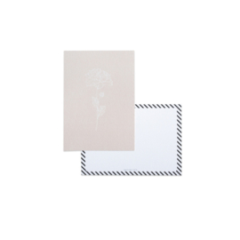 Botanical beige || A6 Kaart