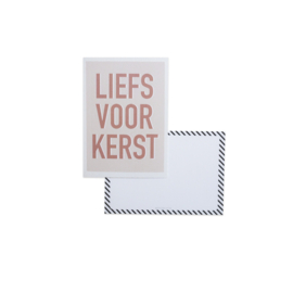 Liefs voor kerst || A6 Kaart