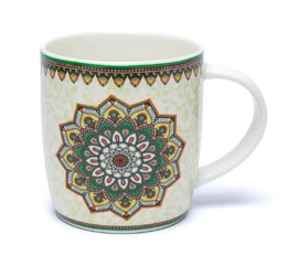 Theemok met zeef Mandala Groen