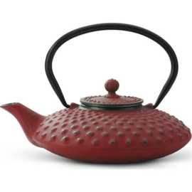 Bredemeijer Theepot Xilin gietijzer 1,25L rood