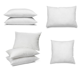 Binnenkussen - kussenvulling 50x50cm (2 stuks) - extra gevuld  ± 520 gram