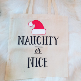 Canvas tas | Naughty or nice