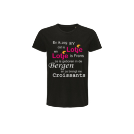 Lebon Fashion | Lotje T-shirt zwart + Roze