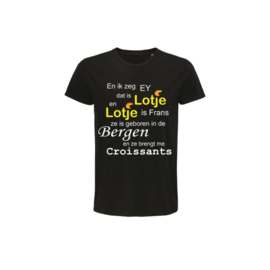 Lebon Fashion | Lotje T-shirt zwart + Neon geel