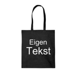 Tas canvas | Eigen tekst