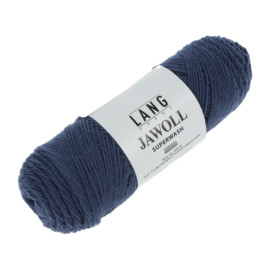 Lang Yarns Jawoll Superwash 83.0033 Donker Jeans blauw