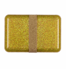 Lunchbox 'glitter goud'
