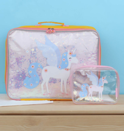 Koffer glitter "Ruimte"
