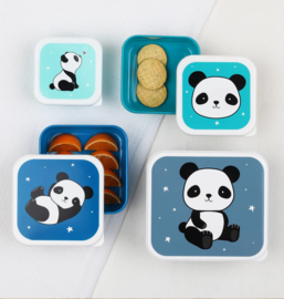 Lunch en snackboxenset "panda'