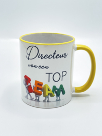 Mok directeur van een top team