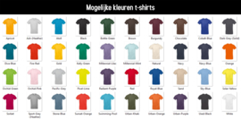 T-shirt unisex met eigen opdruk