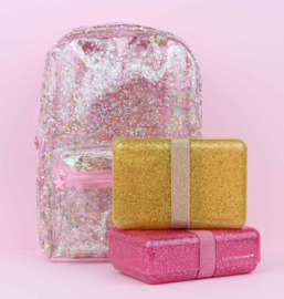 Lunchbox 'glitter goud'