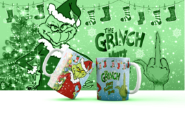 Mok Grinch Kerst - 8 designs