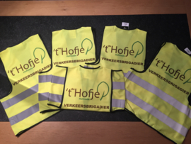 Fluo hesje met velcro - adult