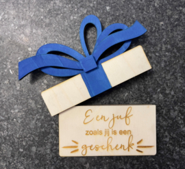 Cadeaukaarthouder 'cadeau'