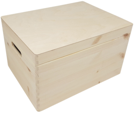 Houten bewaarkist XL (40 x 30 x 23cm)