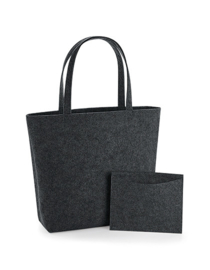 Luxe vilten shopper 'MOM'