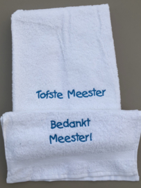 Set handdoeken meester