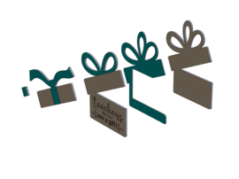 Cadeaukaarthouder 'cadeau'
