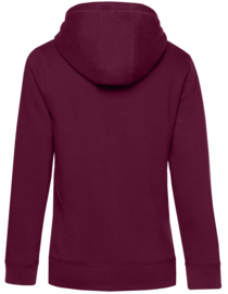 Zipped hoodie dame met eigen opdruk