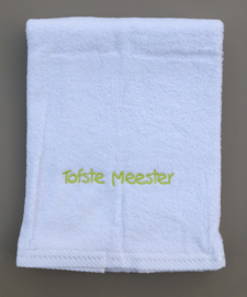Handdoek tofste meester