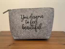 Felt Accessory Bag (toilettas)