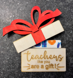 Cadeaukaarthouder 'cadeau'
