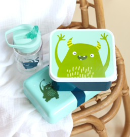 Lunch en snackboxenset "monsters'