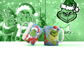 Mok Grinch Kerst - 8 designs