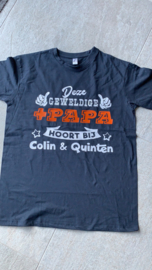 T-shirt geweldige +papa