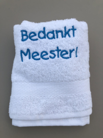 Gastendoekje bedankt meester