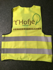 Fluo hesje met velcro - adult