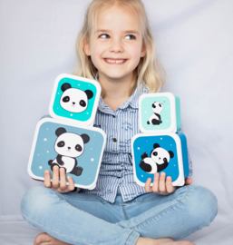 Lunch en snackboxenset "panda'