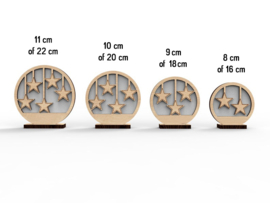 Cirkel met sterren - 10 sterren