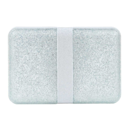 Lunchbox 'glitter zilver'