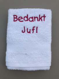 Set gastendoekje + handzeep juf