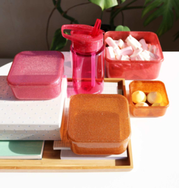 Lunch en snackboxenset "Autumn pink'