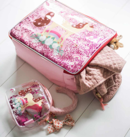 Koffer glitter "Paard"