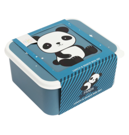 Lunch en snackboxenset "panda'