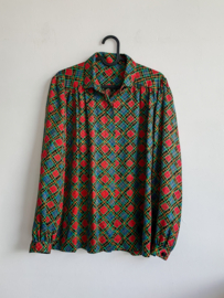 Vintage blouse, Maat 44