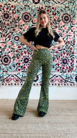 Flare Legging Panther groen