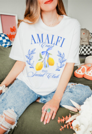 Amalfi Coast Social Tshirt, Capri Italy Tee, Lemon Tshirt