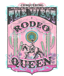 Rodeo Queen Tshirt in Military Green