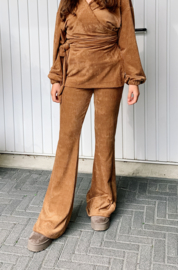 Flare Legging rib Camel