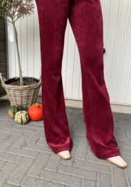 Bordeauxrode Flare Legging