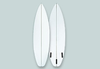 Surfboard - Brilliant white