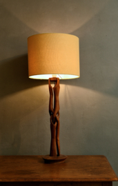 Vintage XL teak Lamp – Jaren '60 Deens Design
