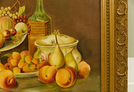 Vintage schilderij stilleven