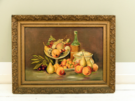 Vintage schilderij stilleven