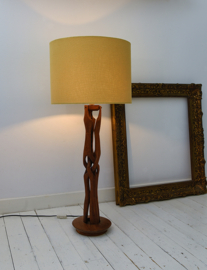 Vintage XL teak Lamp – Jaren '60 Deens Design